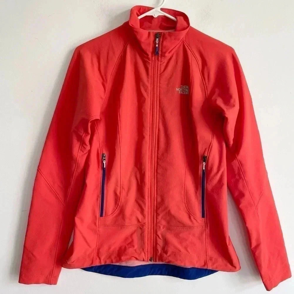 The North Face Summit Series Orange Lightweight Jacket Women’s Zip Up Blue M